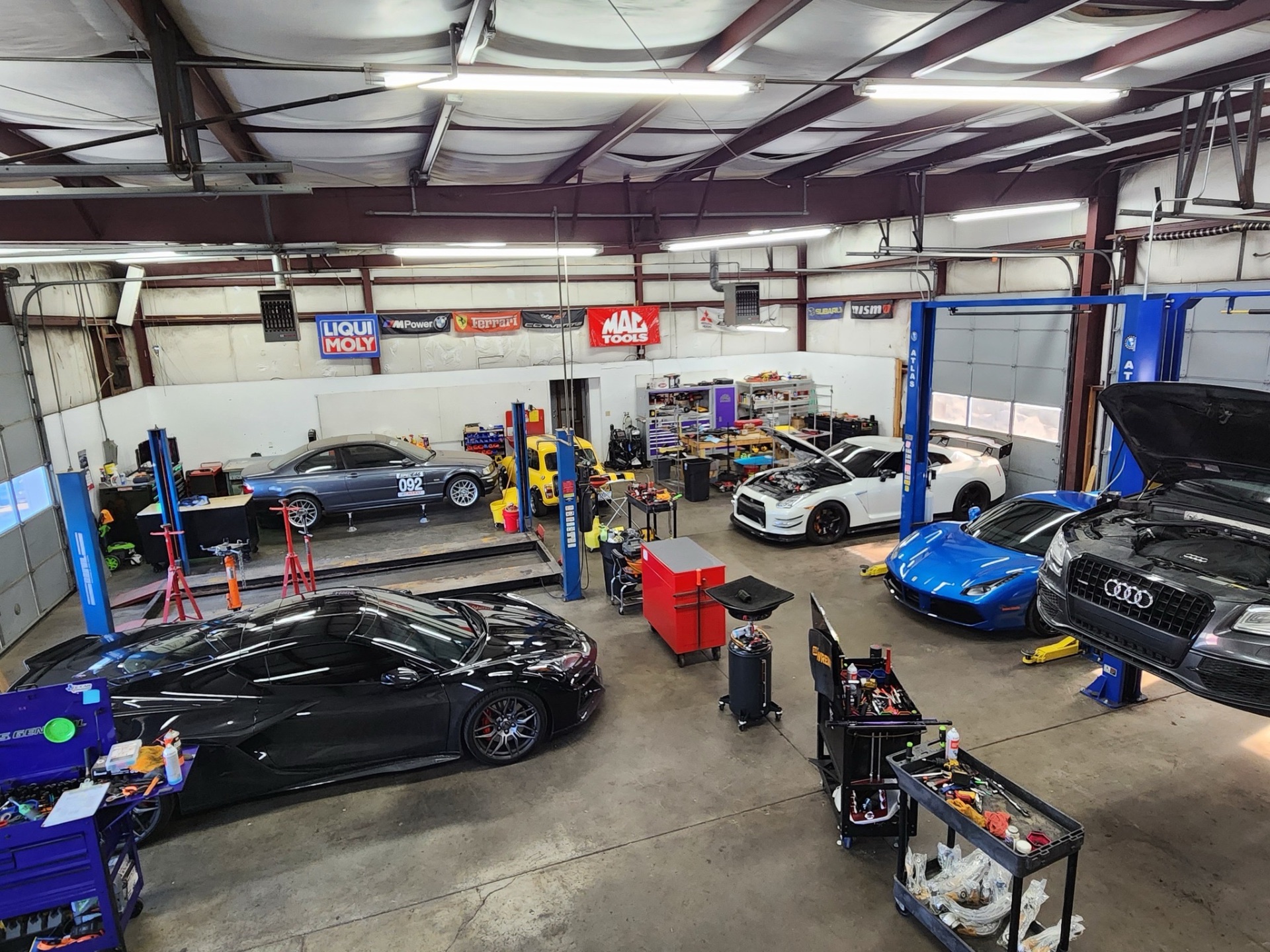 Pinnacle Motorsports shop interior